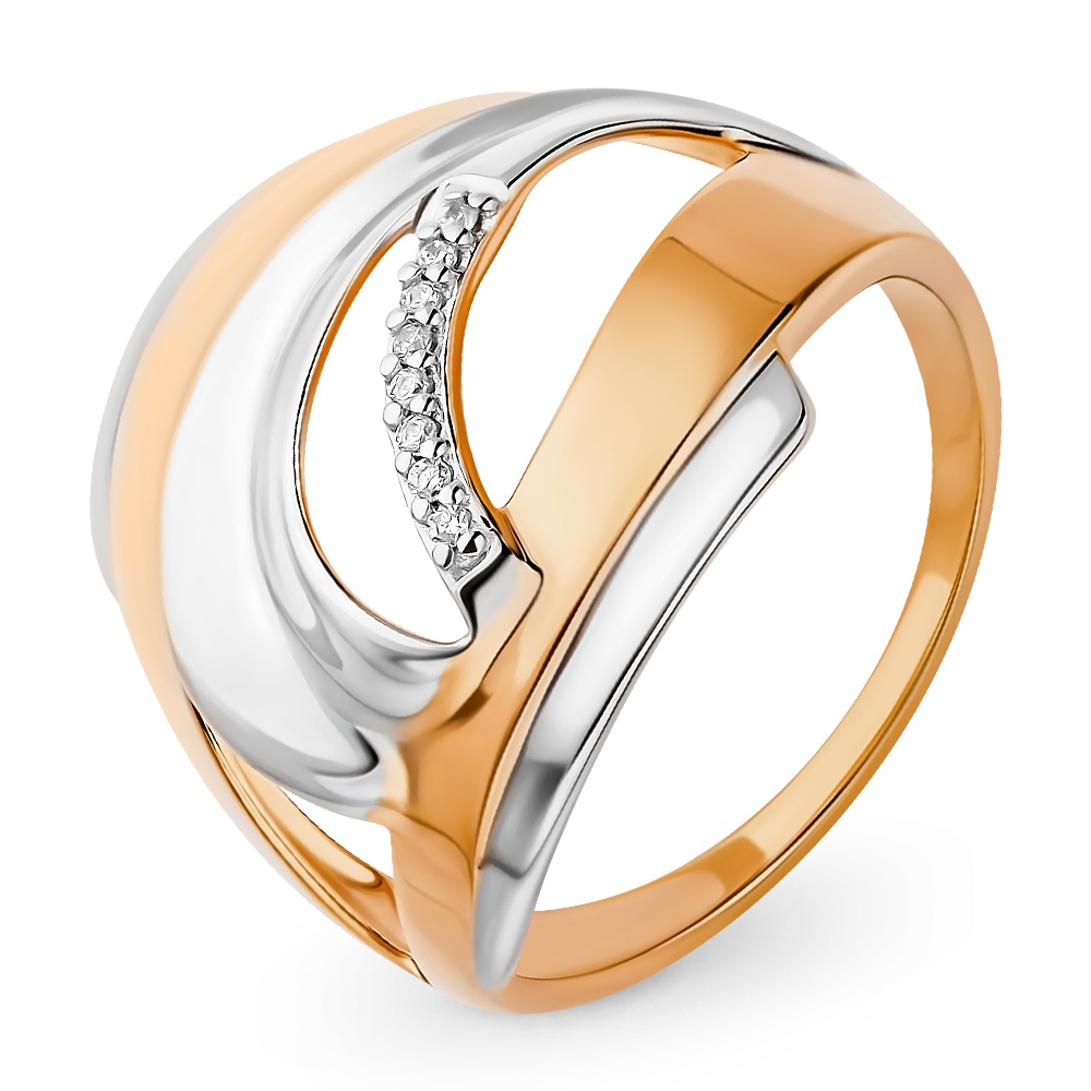 

Кольцо из серебра с фианитом р. , 585Gold 701012340, 701012340