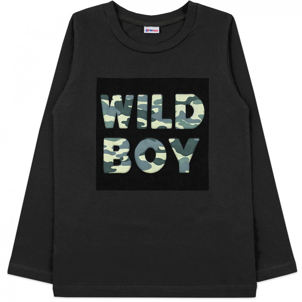 

Джемпер детский YOULALA WILD BOY цв. черный р. 140, WILD BOY