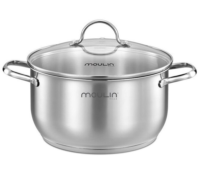 

Кастрюля MoulinVilla Luna со стеклянной крышкой 3,5 л CSL-035