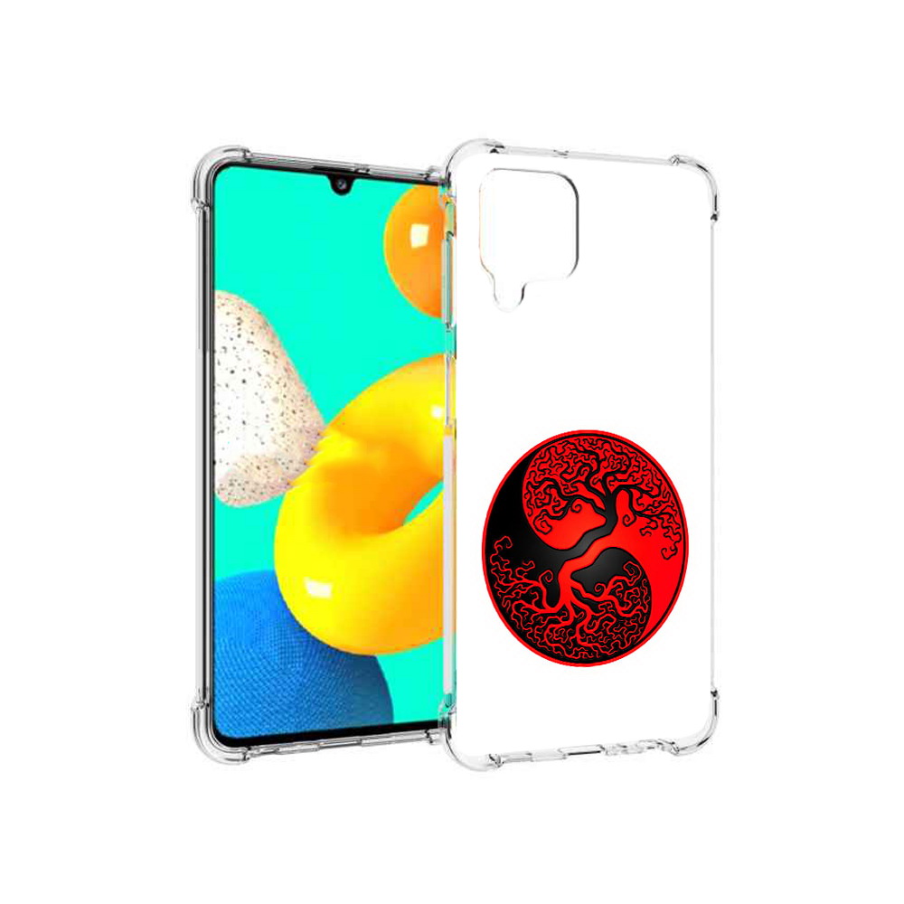 

Чехол MyPads Tocco для Samsung Galaxy M32 инь янь дерево (PT161818.523.379), Прозрачный, Tocco