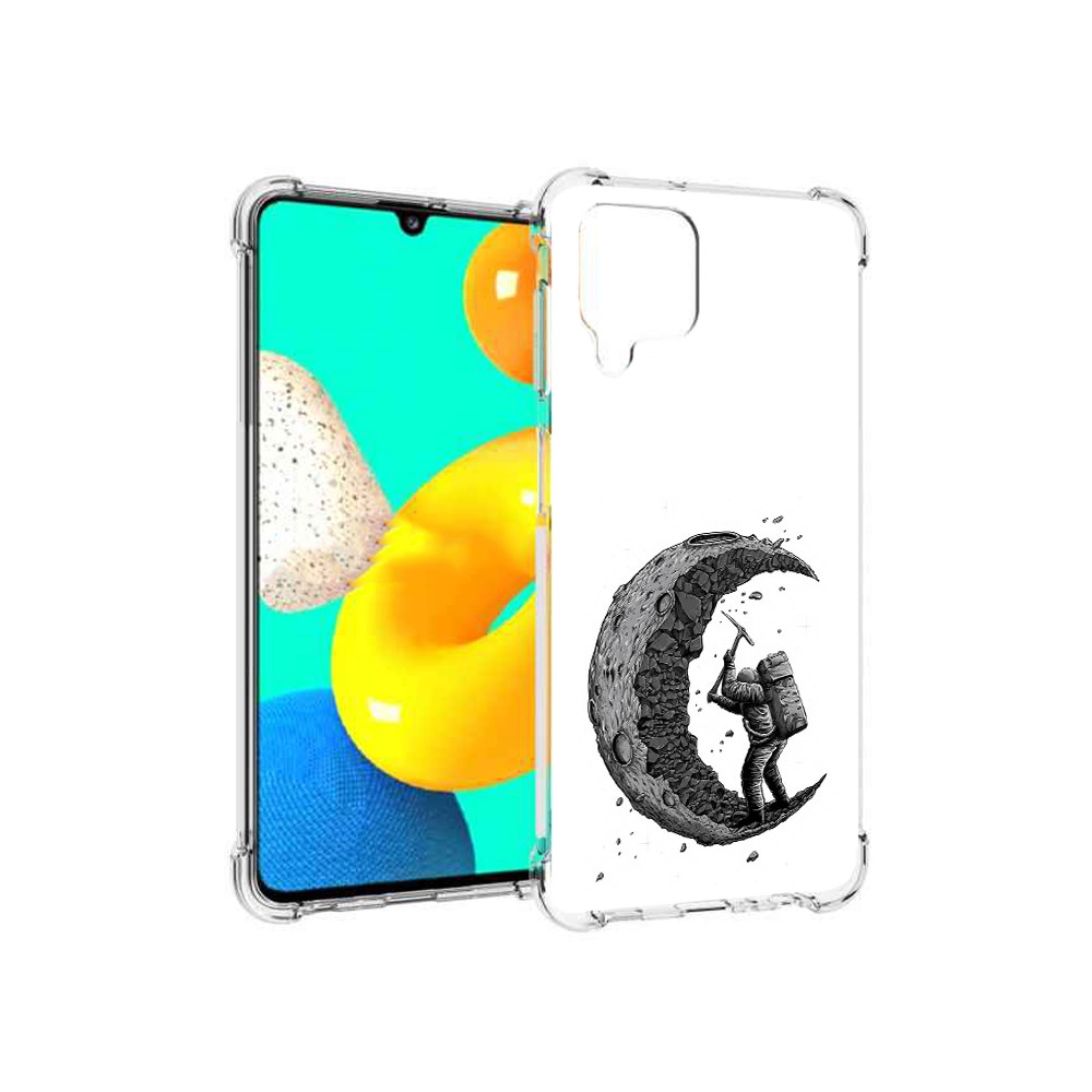 

Чехол MyPads Tocco для Samsung Galaxy M32 камненная луна (PT161818.523.384), Прозрачный, Tocco