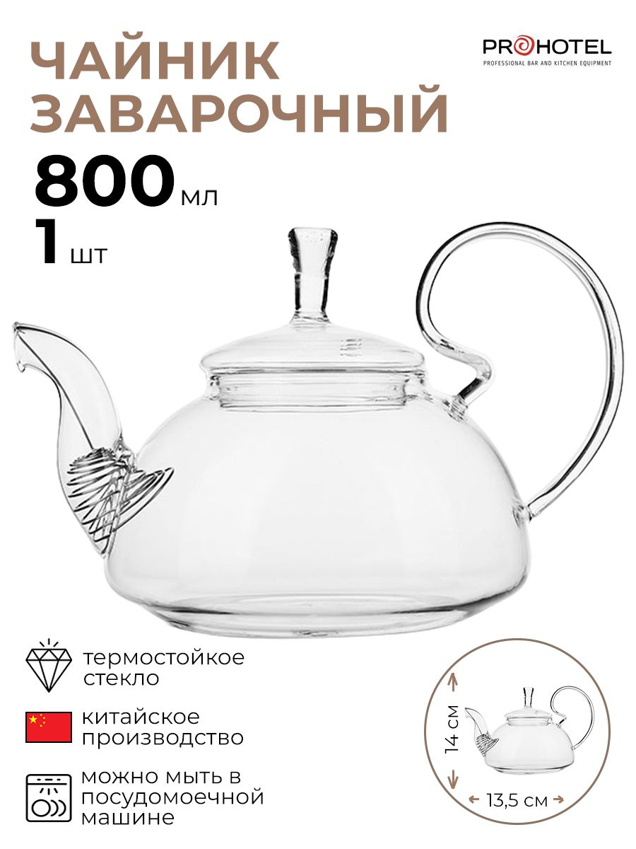 

Чайник Prohotel 1 шт, Прозрачный