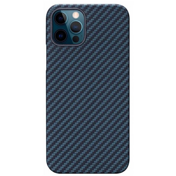 фото Чехол k-doo kevlar для iphone 12 / 12 pro, арамид, ударопрочный, ультратонкий, синий