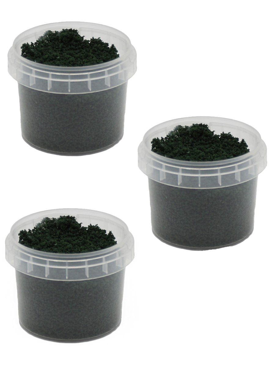Модельный мох stuff pro для миниатюр мелкий Зеленая сосна, 3 шт