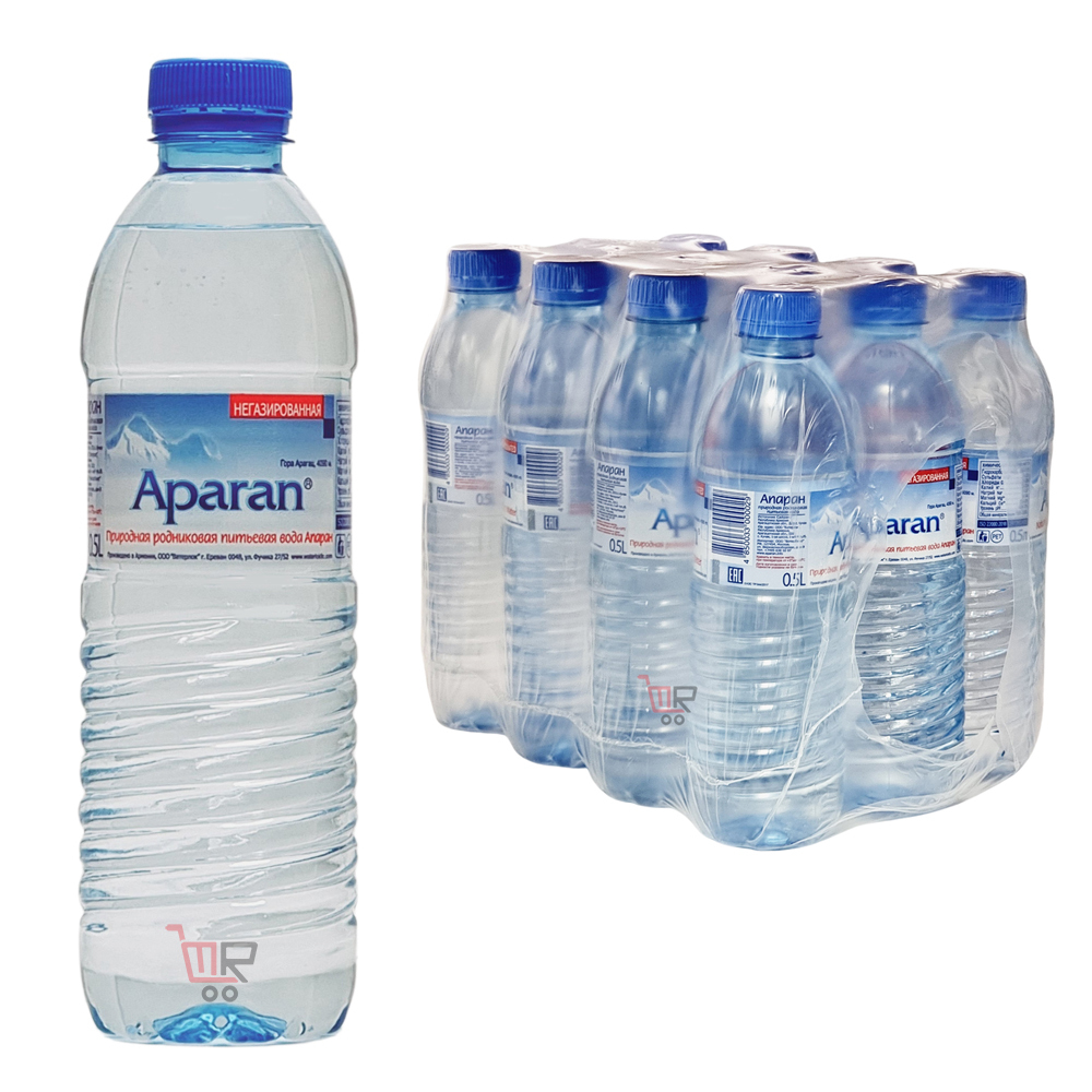 Минеральная вода Апаран негазированная, 0,5 л х 12 шт