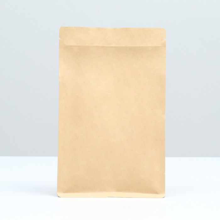 

Пакет Zip-lock Крафт с плоским дном 16 х 26 см
