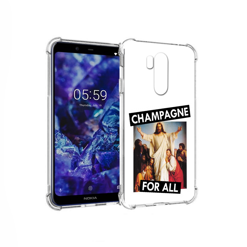 

Чехол MyPads Tocco для Nokia X7 шампанское (PT123767.122.697), Прозрачный, Tocco