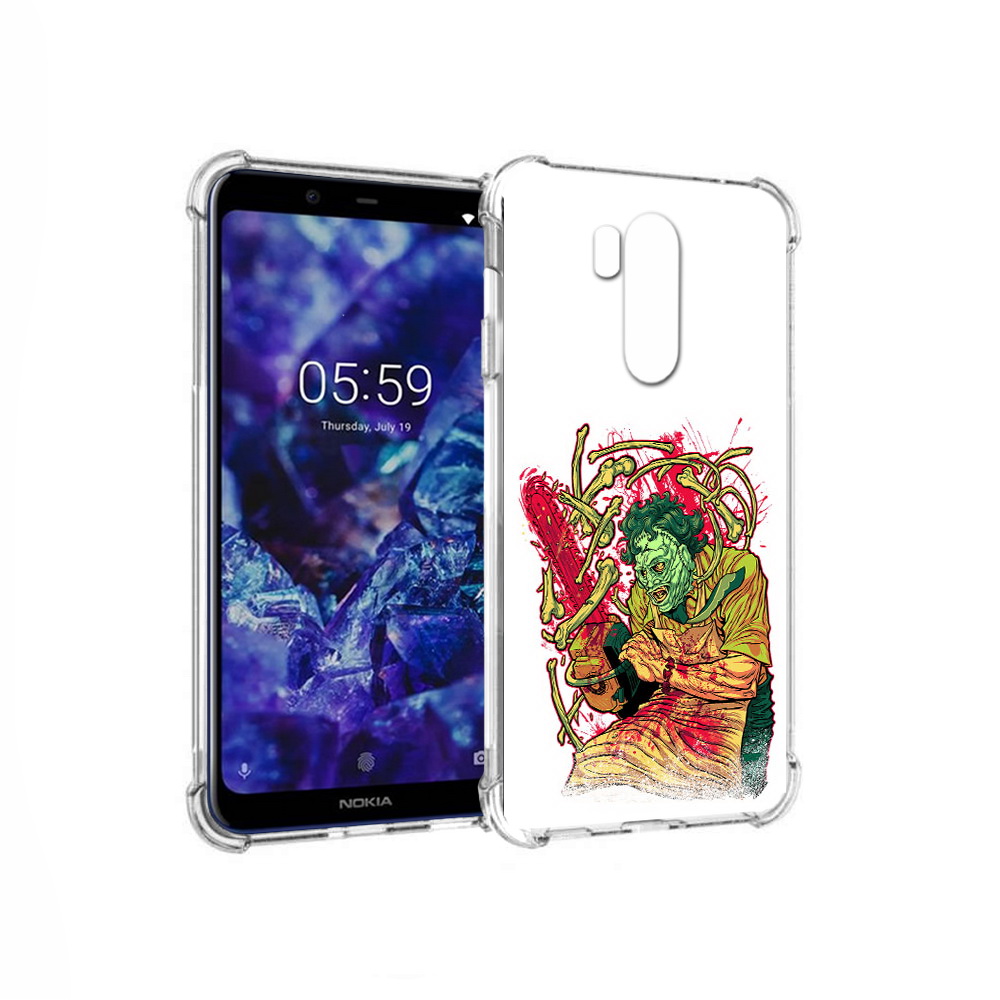 

Чехол MyPads Tocco для Nokia X7 яркий мясник (PT123767.122.711), Прозрачный, Tocco
