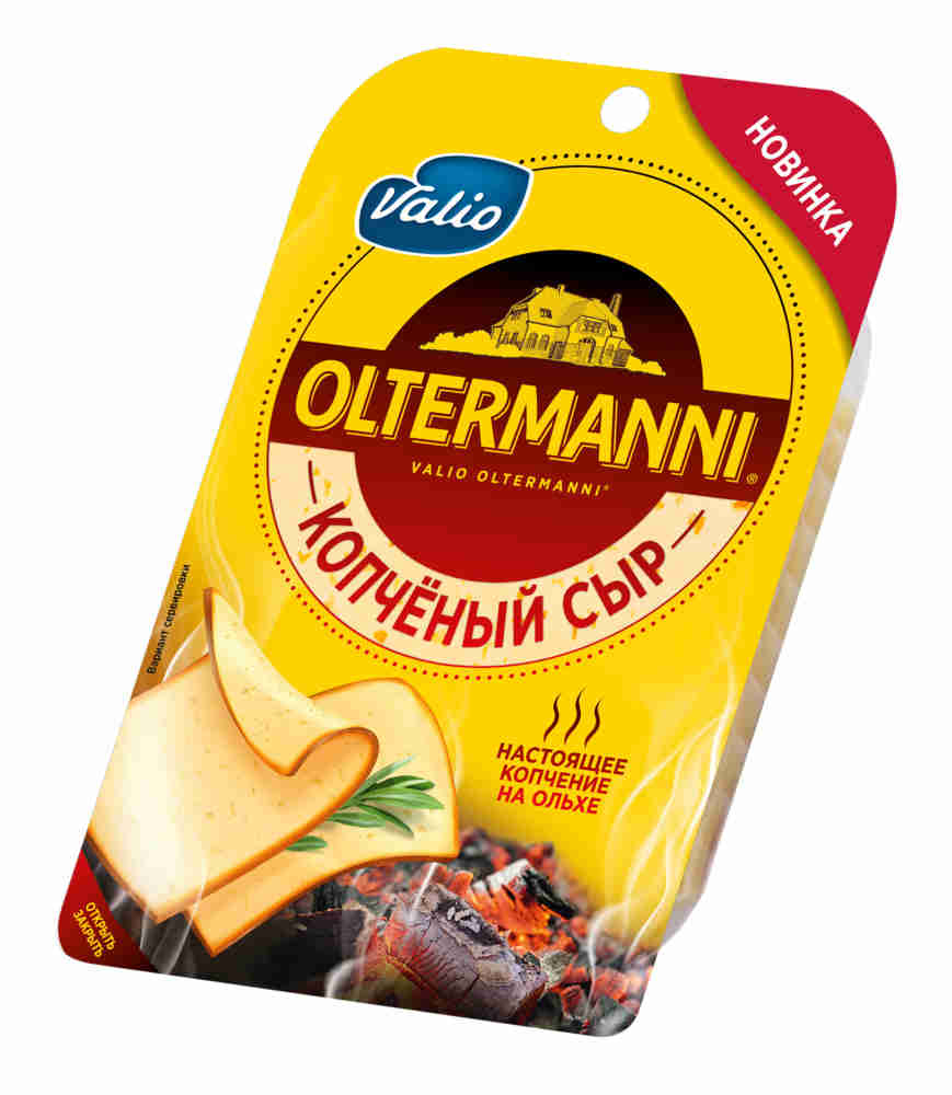 Сыр полутвердый Valio Oltermanni копченый 45% 130 г