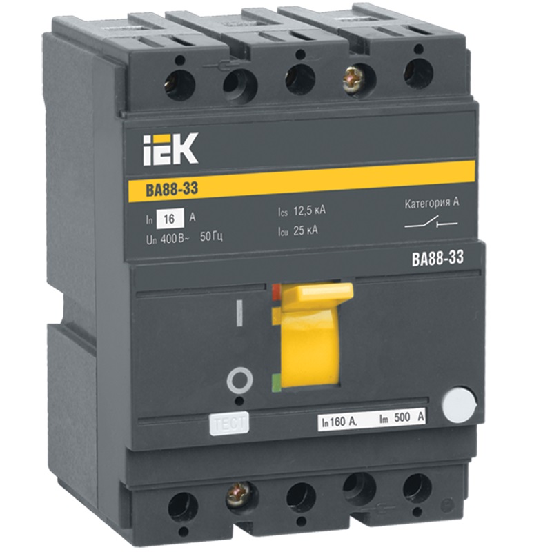 фото Iek автоматический выключатель iek ва88-33 3p 40а, 35 ка, chi