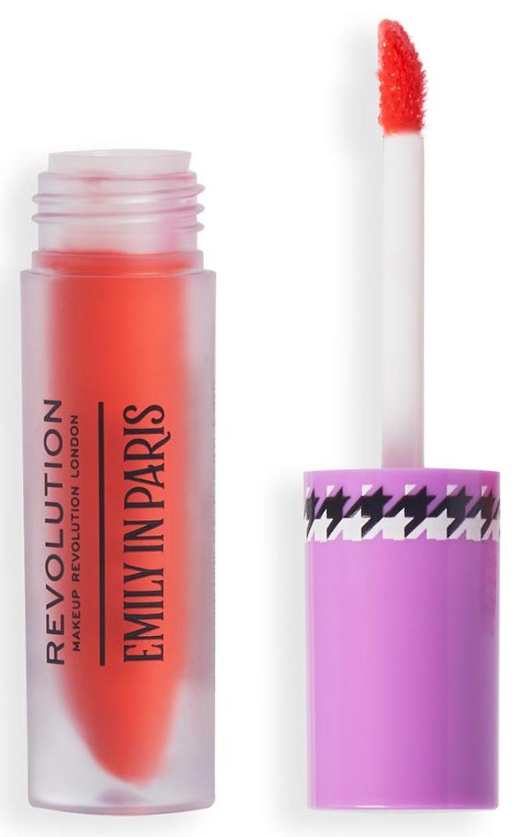 Тинт Revolution Makeup Emily In Paris для губ и щек Lip and Cheek Tint Mimosa Orange тинт для губ makeup revolution liquid lipstick pout tint mad about mauve