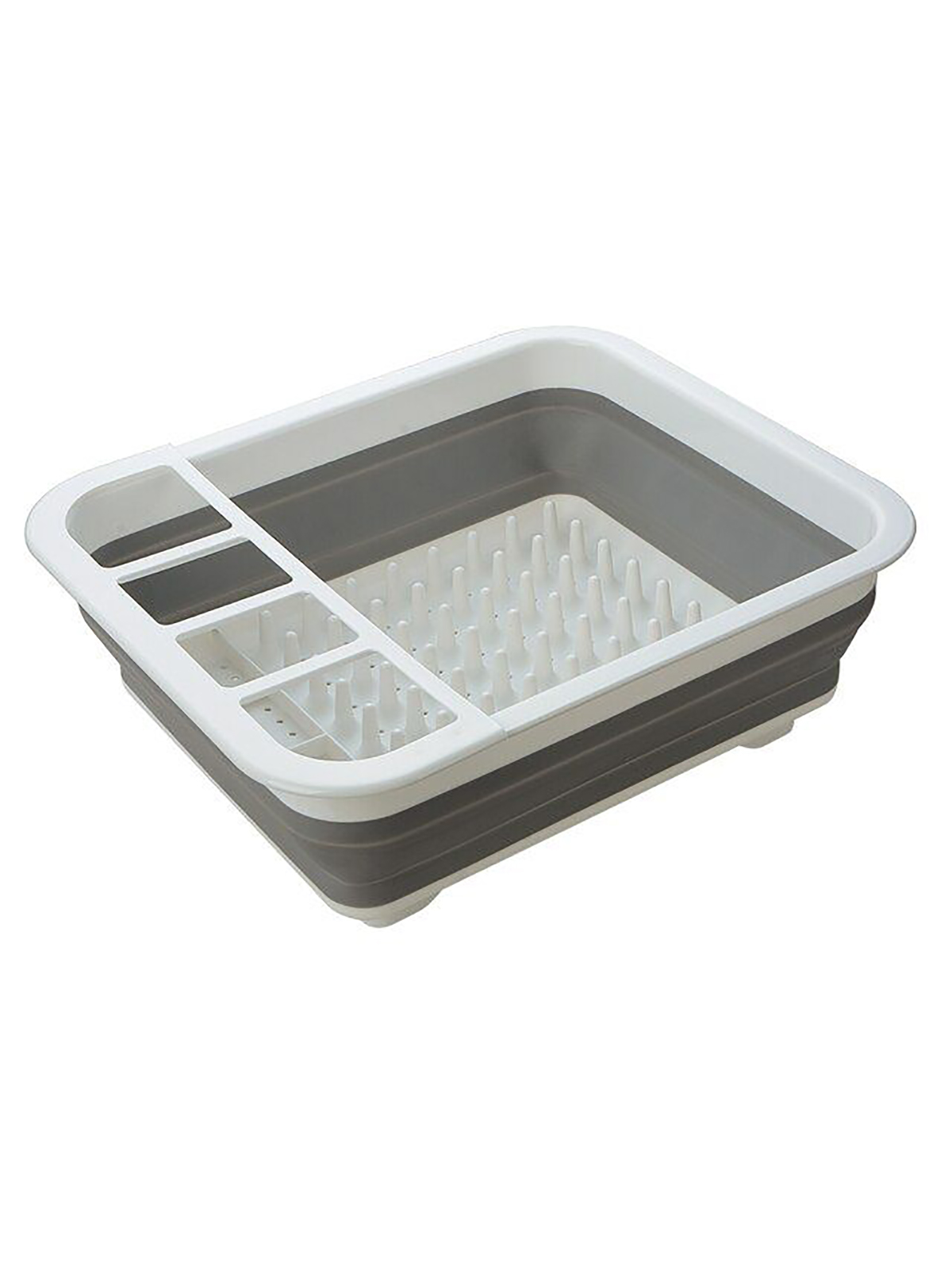 Сушилка для посуды раскладная пластиковая 36,5x37x12,5 см, Bohmann, 02558BH