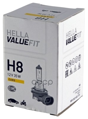 

Лампа накаливания VALUEFIT, H8 12V 35W PGJ 191