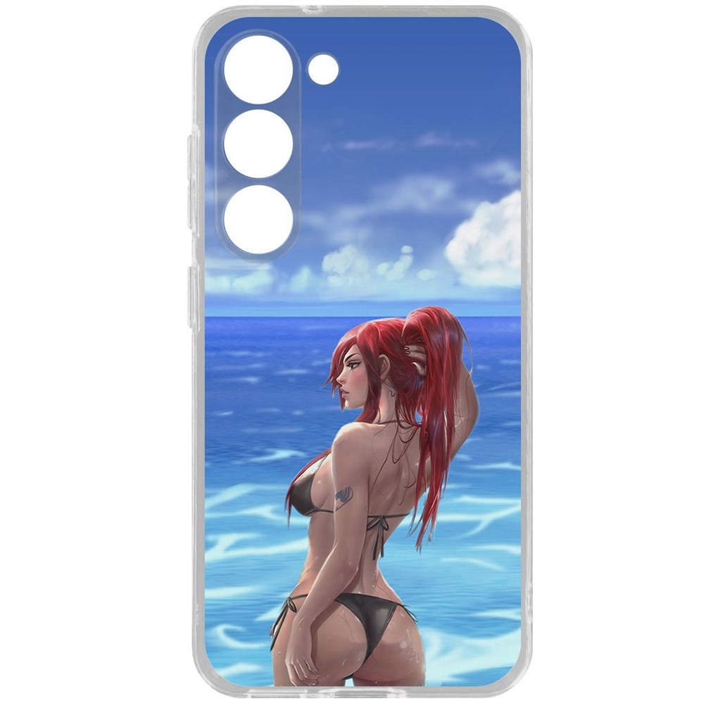 

Чехол-накладка Krutoff Clear Case Купальник женский для Samsung Galaxy S23, Прозрачный