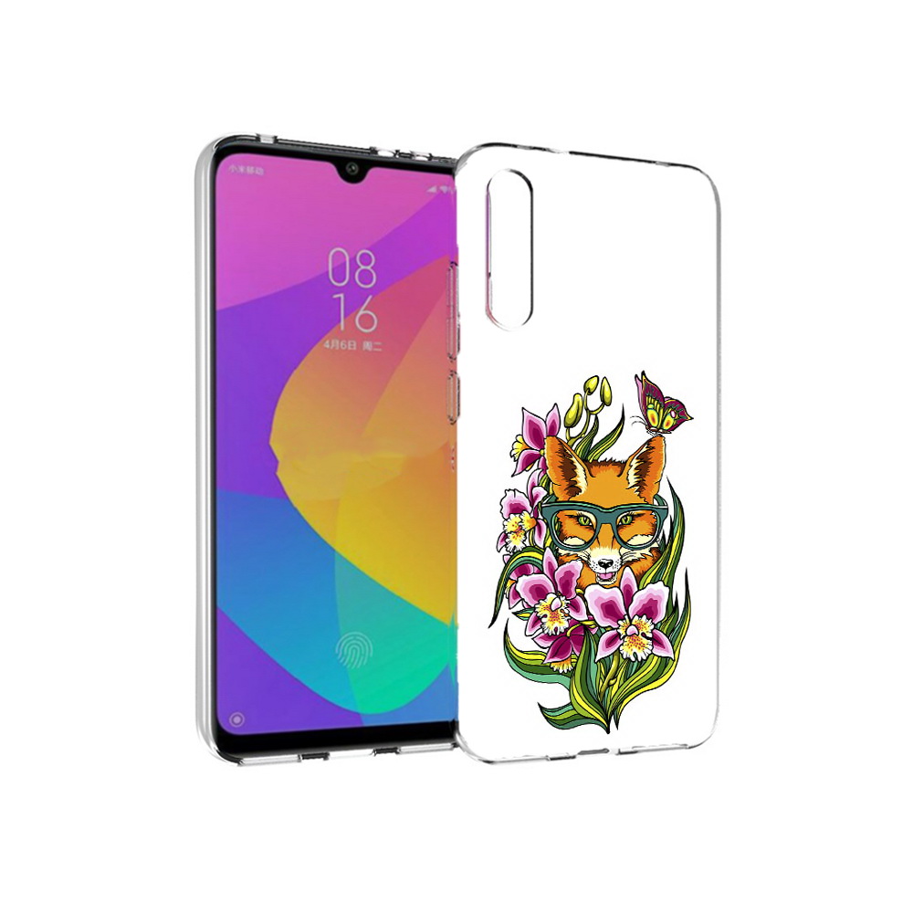 

Чехол MyPads Tocco для Xiaomi Mi CC9e Лиса в цветах (PT134188.271.108), Прозрачный, Tocco