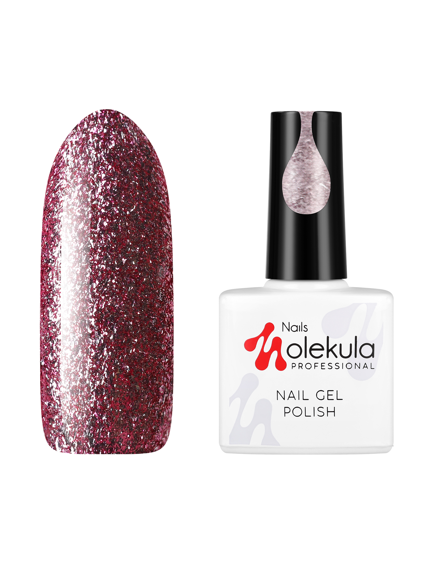 

Гель-лак Molekula Diamond №504 «Розовый джаз»