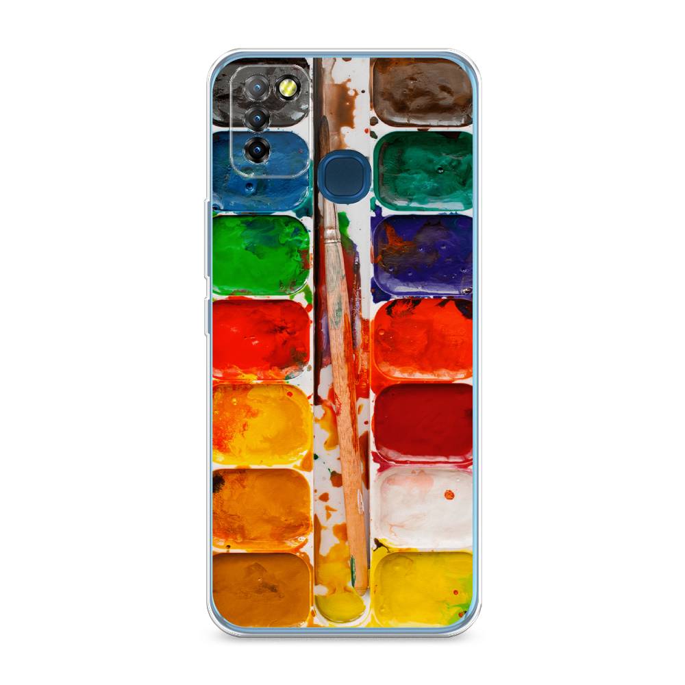 

Чехол на Infinix HOT 10 Lite "Акварель", 3100350-4