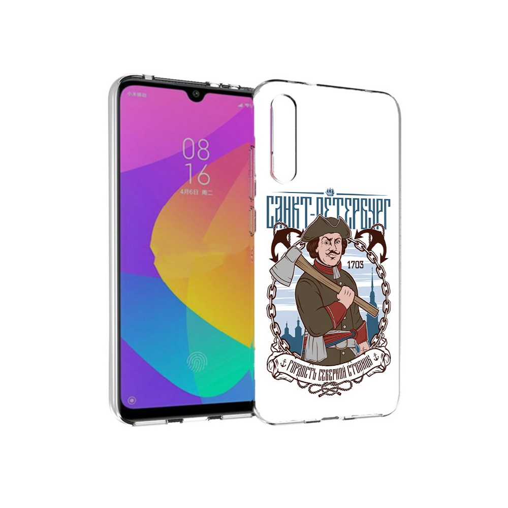 

Чехол MyPads Tocco для Xiaomi Mi CC9e Петр первый (PT134188.271.134), Прозрачный, Tocco