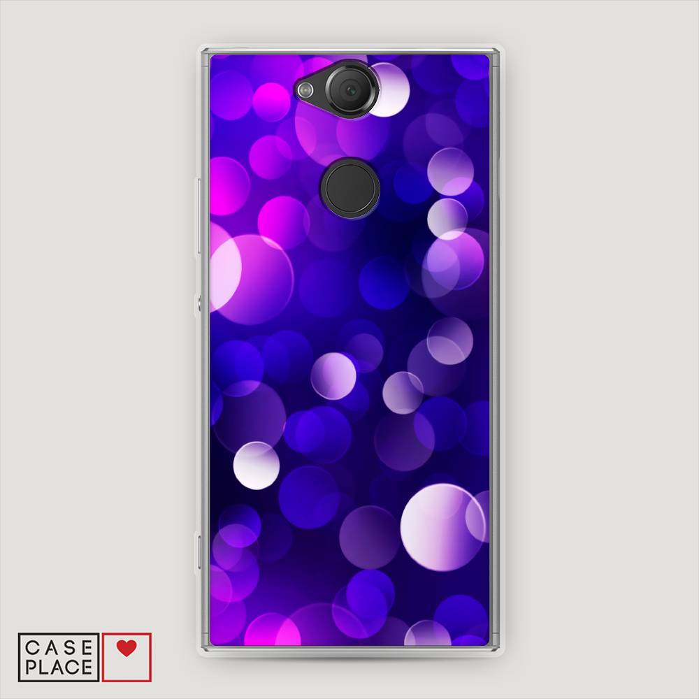 

Чехол на Sony Xperia XA2 "Абстракция 27", Фиолетовый, 53150-3