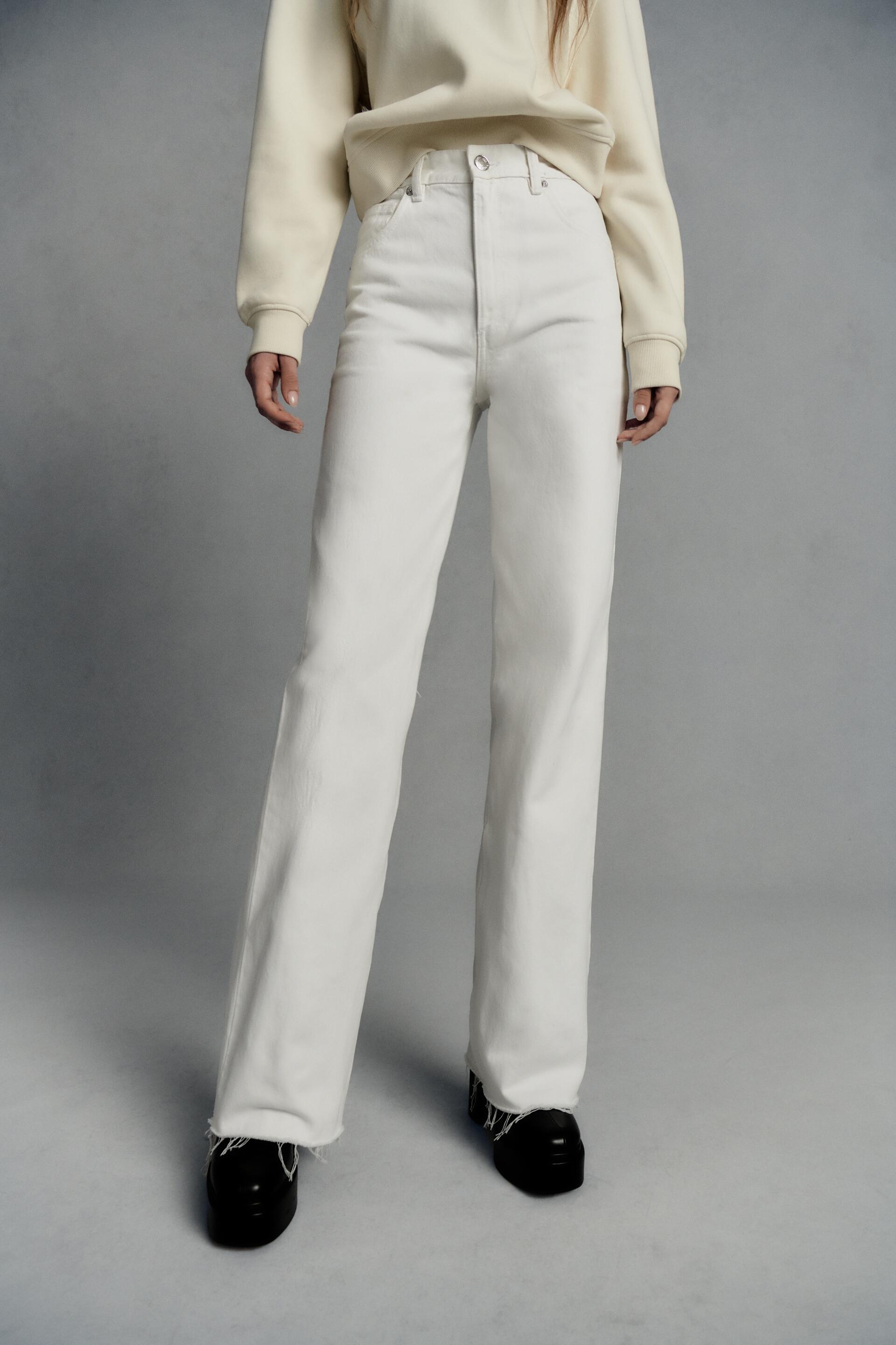 

Джинсы женские ZARA 08197226 белые 36 EU (доставка из-за рубежа), 08197226