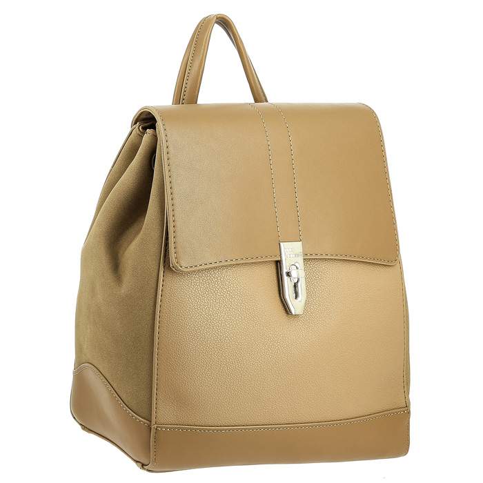 

Рюкзак женский David Jones CM6516 кэмел, 26х29х13 см, Бежевый, CM6516