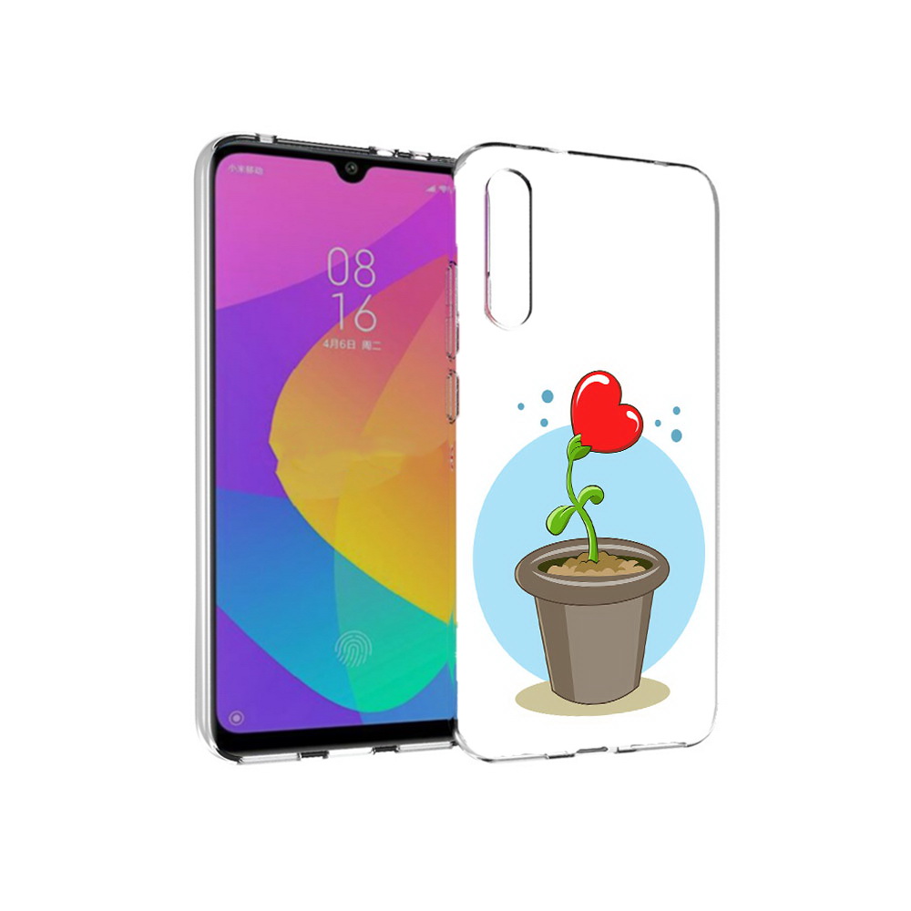 

Чехол MyPads Tocco для Xiaomi Mi CC9e Растение любви 14 февраля (PT134188.271.145), Прозрачный, Tocco