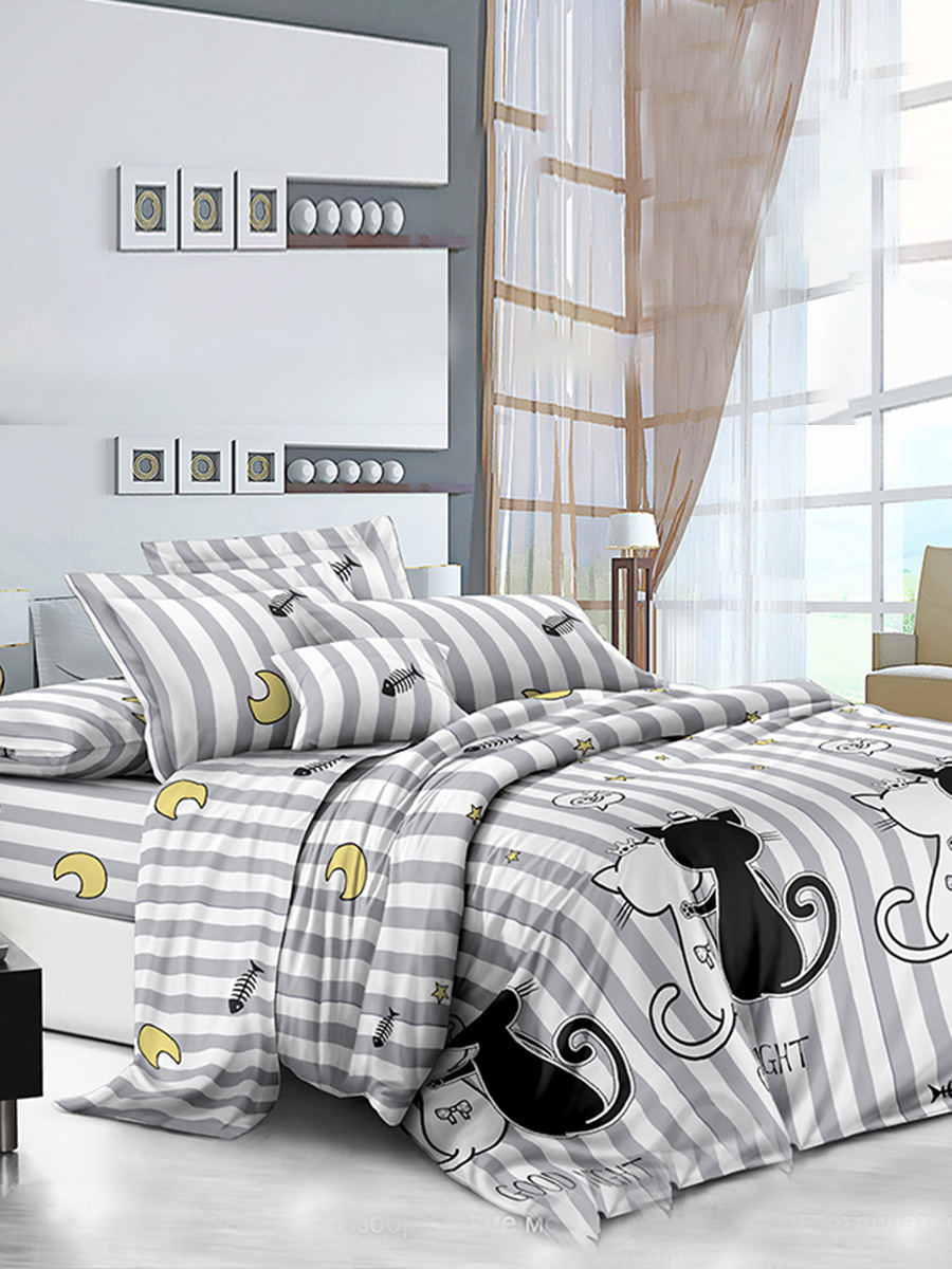 

Пододеяльник Simple House "Good night" 2-сп 175х215 см
