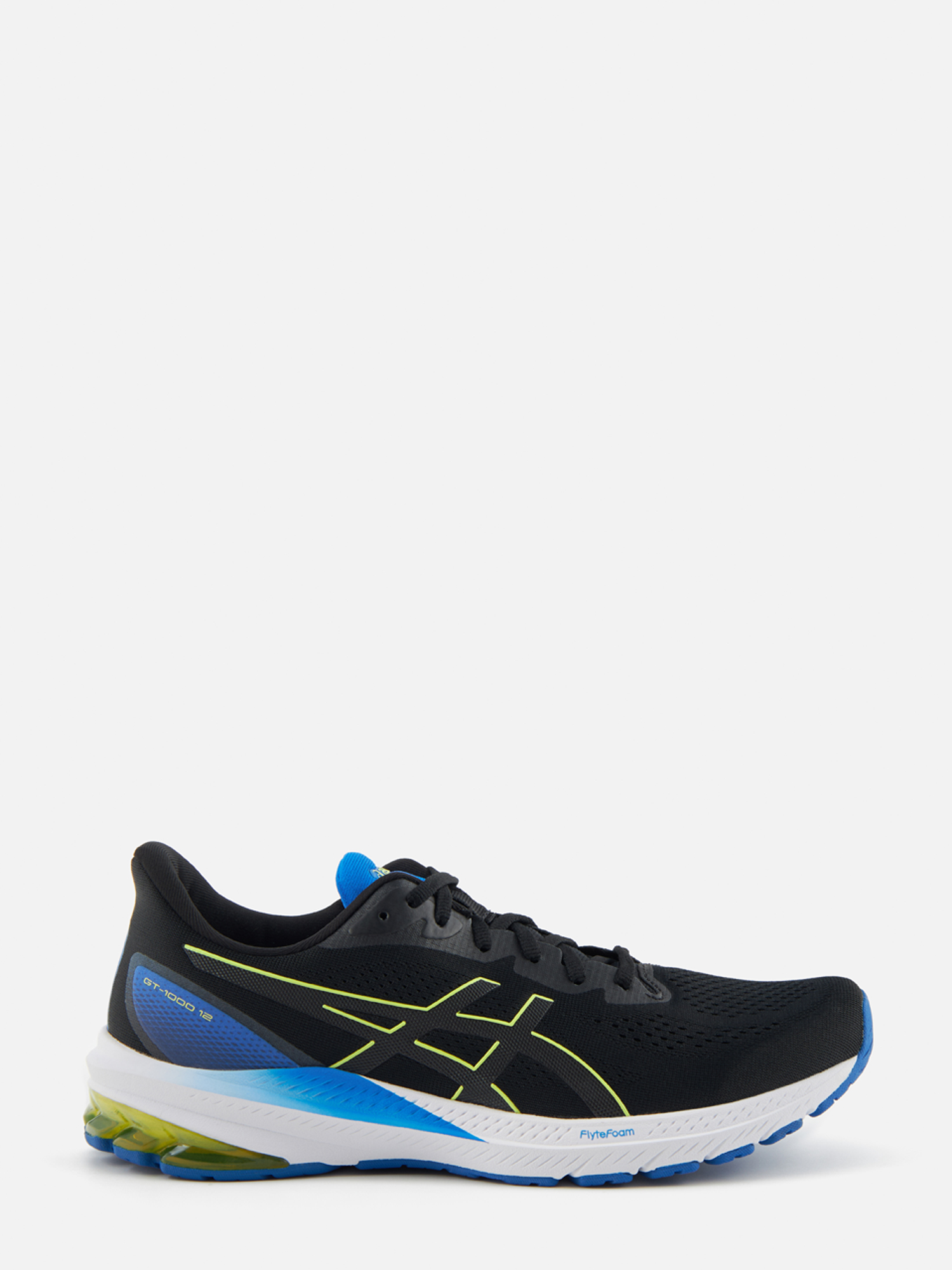 

Спортивные кроссовки мужские Asics 1011B631-002 черные 43.5 EU, Черный, GT-1000 12