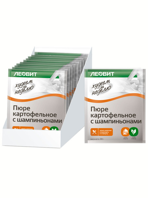 Пюре картофельное с шампиньонами 