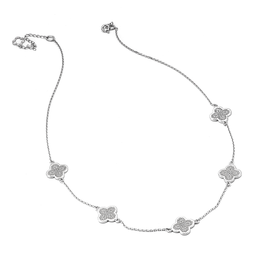 

Колье из серебра с фианитами 45 см Yahont 241062, 241062