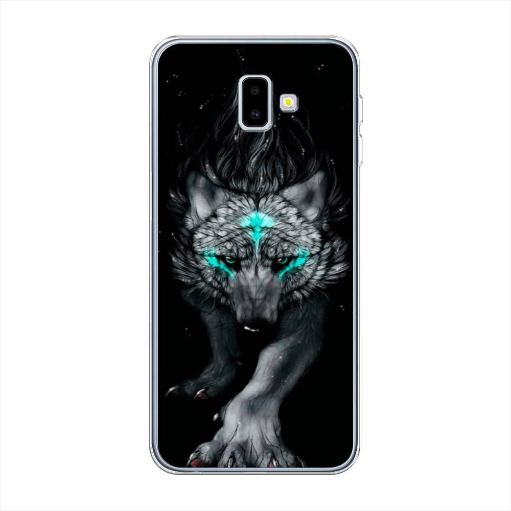 

Чехол Awog на Samsung Galaxy J6 + "Волшебный волк", Разноцветный, 26950-2