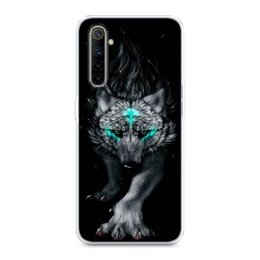 

Чехол Awog на Realme 6 "Волшебный волк", Разноцветный, 252750-2