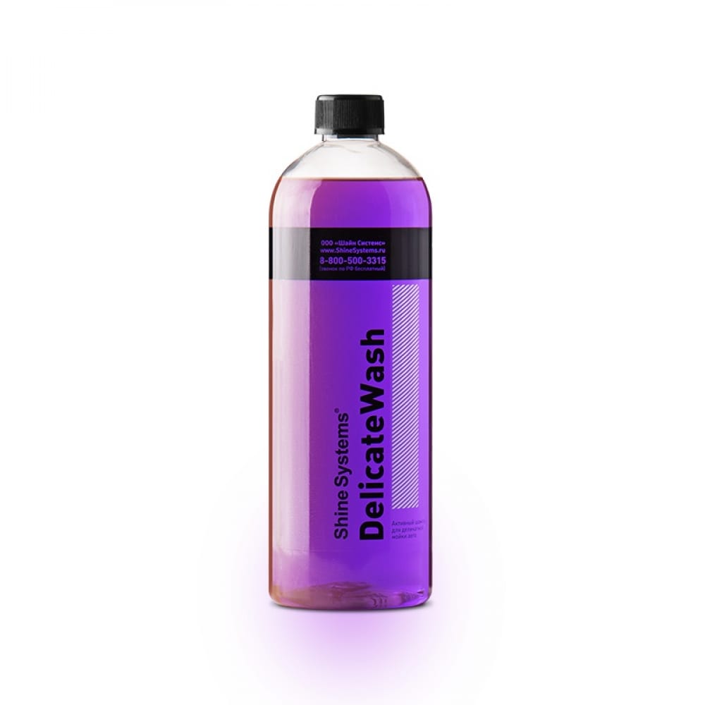 

Shine Systems DelicateWash активный шампунь для деликатной мойки авто, 750 мл SS643