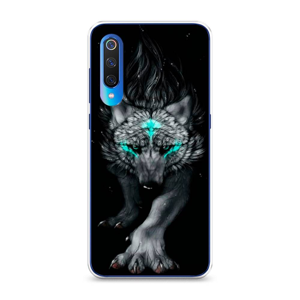 

Чехол Awog на Xiaomi Mi 9 "Волшебный волк", Разноцветный, 34850-2