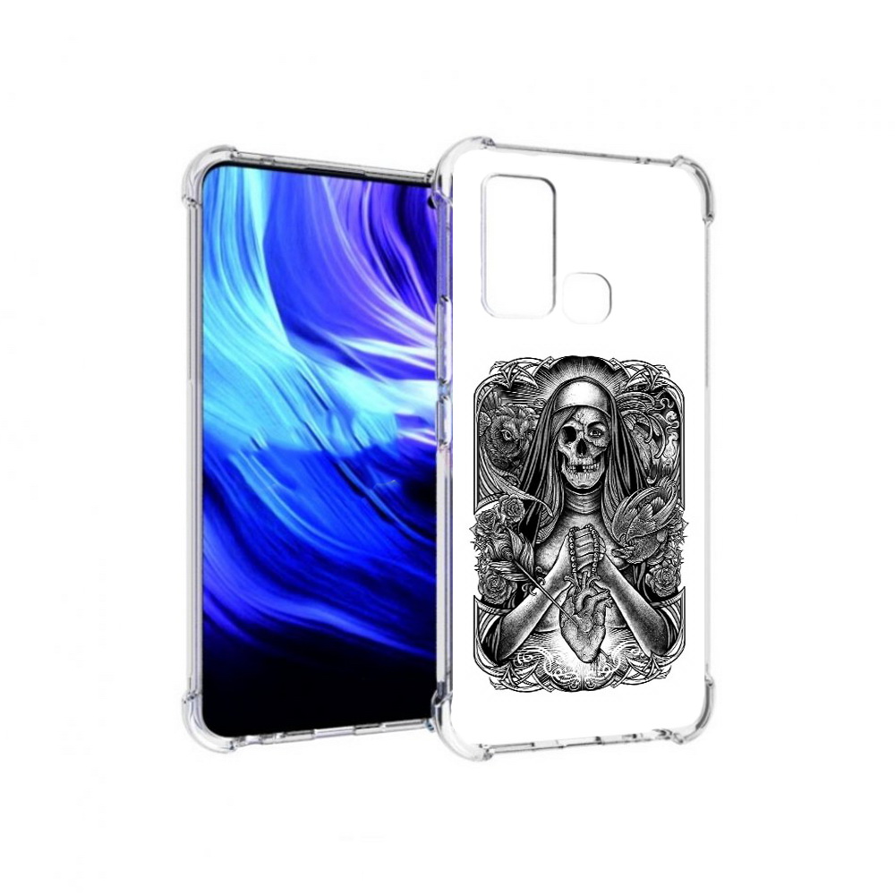 

Чехол MyPads Tocco для Vivo Z6 скелет с сердцем (PT226976.399.603), Прозрачный, Tocco