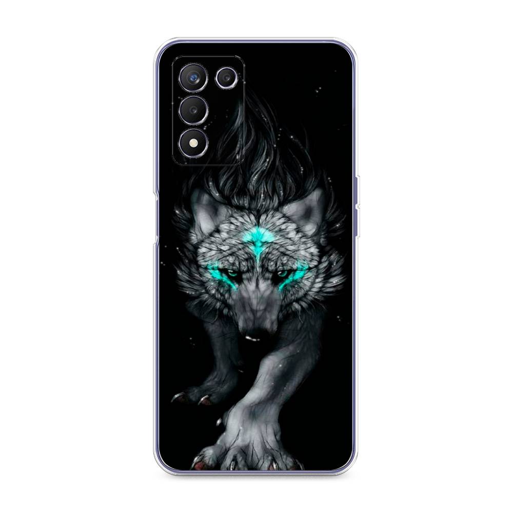 

Чехол Awog на Realme Q3s "Волшебный волк", Разноцветный, 257950-2
