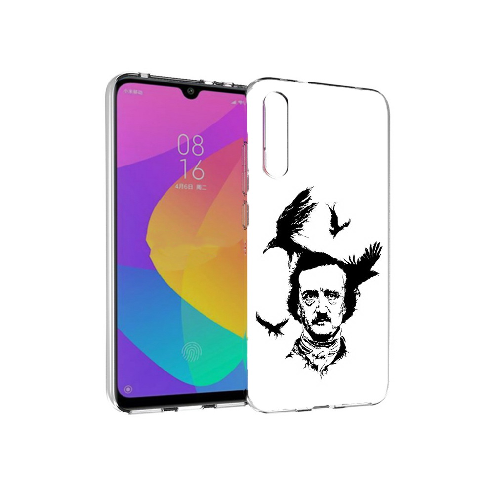 

Чехол MyPads Tocco для Xiaomi Mi CC9e Эдгар Аллан черно белый (PT134188.271.204), Прозрачный, Tocco