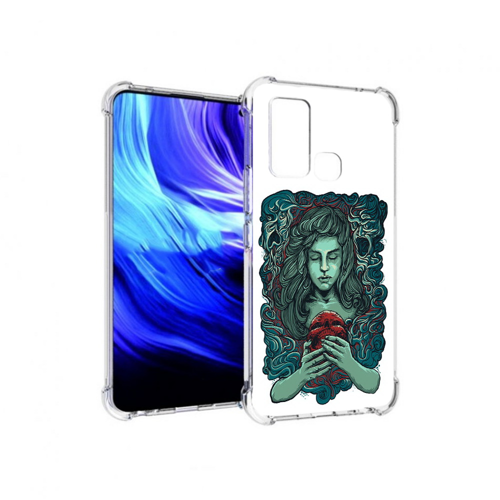 

Чехол MyPads Tocco для Vivo Z6 спящая девушка (PT226976.399.619), Прозрачный, Tocco