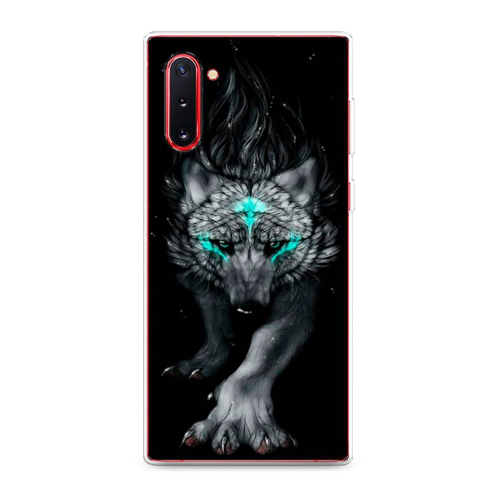 

Чехол Awog на Samsung Galaxy Note 10 "Волшебный волк", Разноцветный, 28650-2
