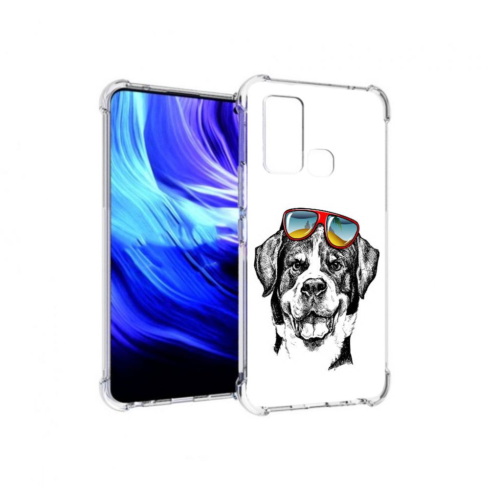 

Чехол MyPads Tocco для Vivo Z6 счастливая собака (PT226976.399.631), Прозрачный, Tocco