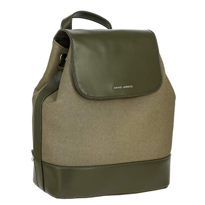 

Рюкзак женский David Jones CM6566 хаки, 25х27х10 см, CM6566