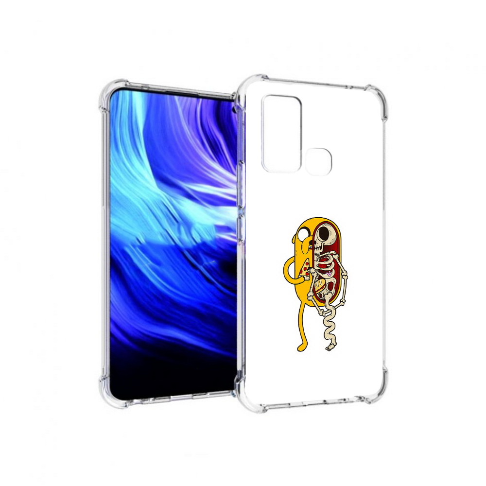 

Чехол MyPads Tocco для Vivo Z6 Джейк скелет (PT226976.399.64), Прозрачный, Tocco
