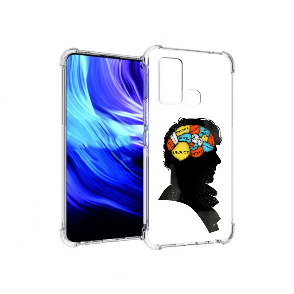 

Чехол MyPads Tocco для Vivo Z6 темный рисунок (PT226976.399.640), Прозрачный, Tocco