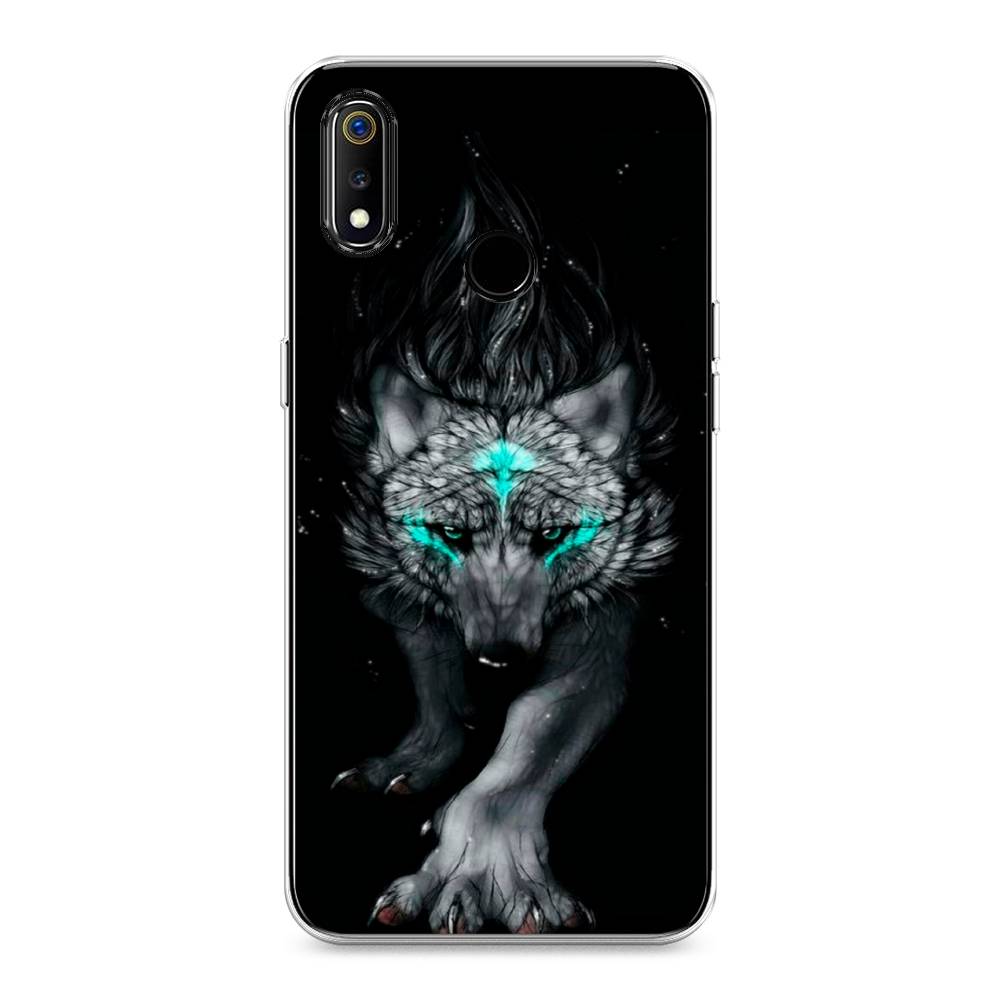 

Чехол Awog на Realme 3 "Волшебный волк", Разноцветный, 251050-2