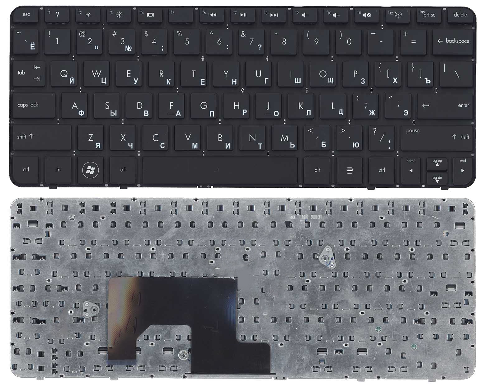 

Клавиатура OEM для ноутбука HP Compaq Mini 210-3000/200-4000 черная без рамки