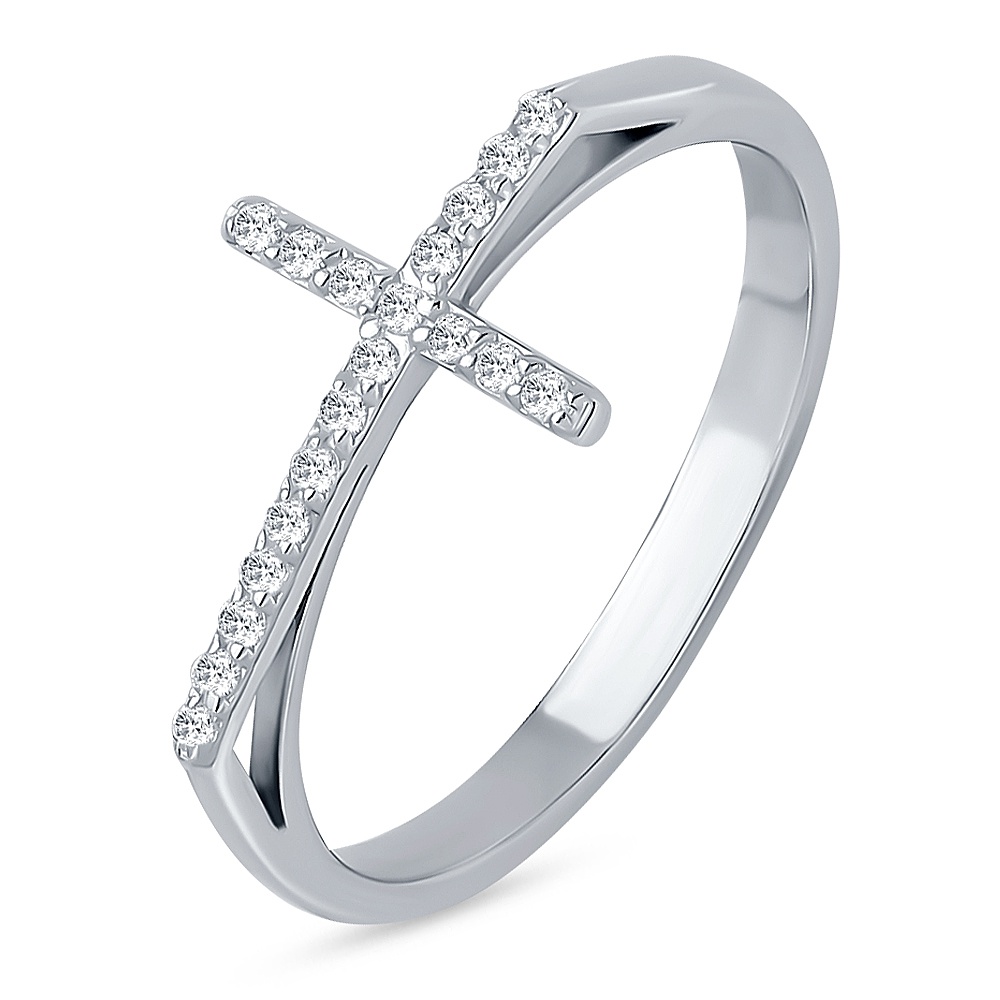 

Кольцо из серебра с фианитом р. , 585Gold 701012624, 701012624