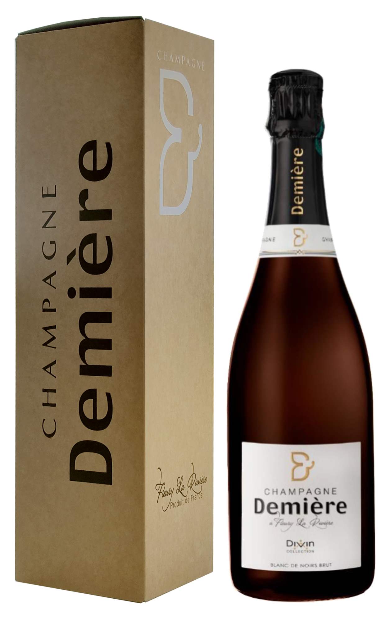 

Шампанское Demiere Divin Blanc de Noirs Brut в подарочной упаковке 0.75 л, Шампанское