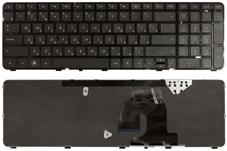 

Клавиатура OEM для ноутбука HP Pavilion DV7-4000/DV7-5000 черная c рамкой