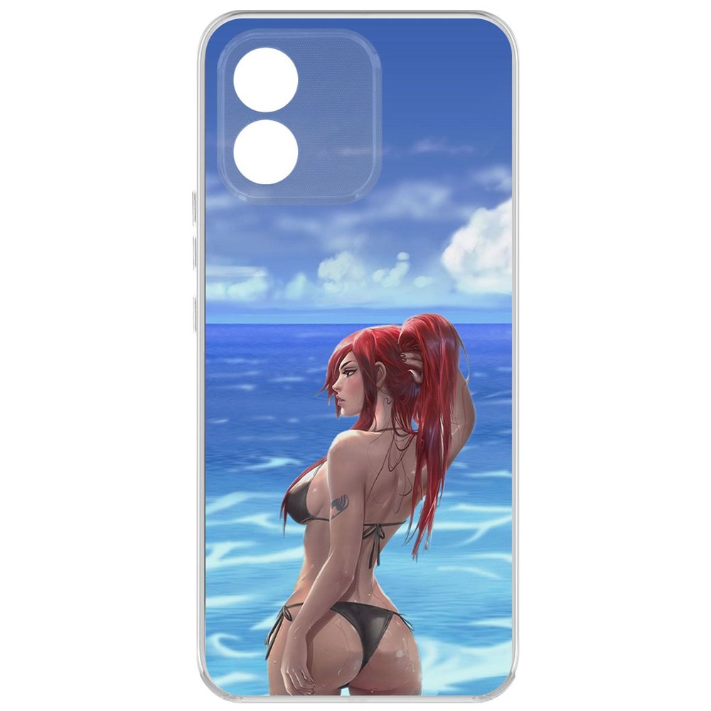 

Чехол-накладка Krutoff Clear Case Купальник женский для Honor X5, Прозрачный