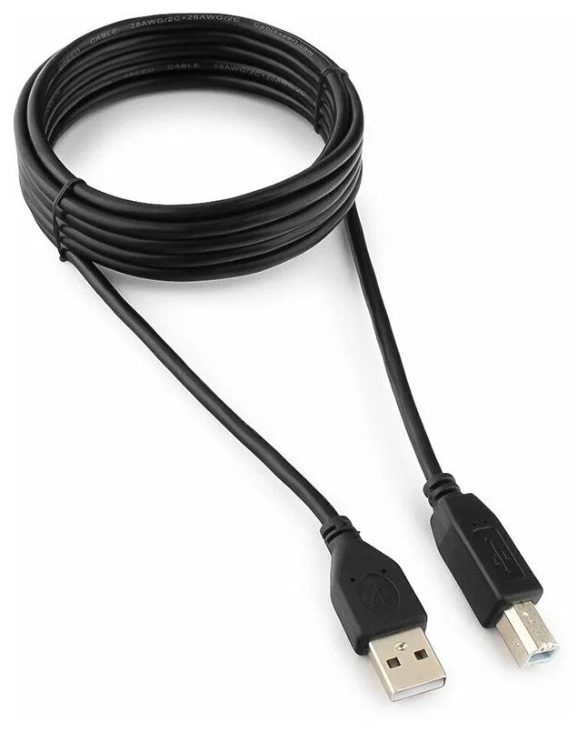 

Кабели для Hi-Fi компонентов NoBrand USB A (m) - USB B (m) 3м черный